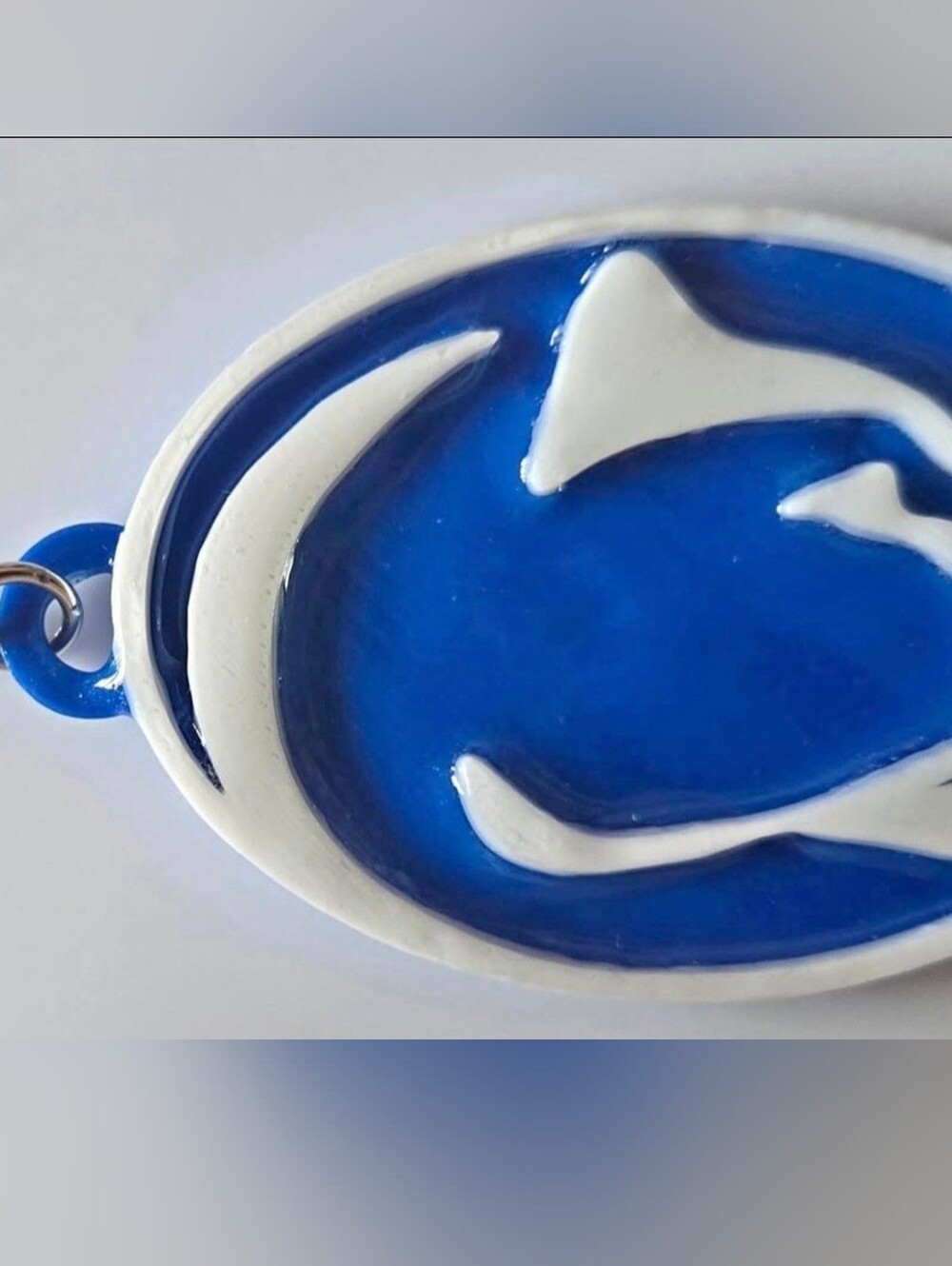 Penn State Nittany Lions Keychain / Bag / Bottle Accessory / Fob / 3D Printed